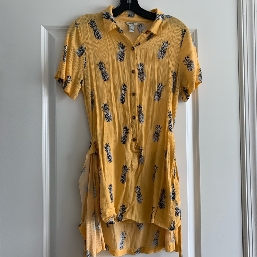 Forever 21 pineapple dress 🍍